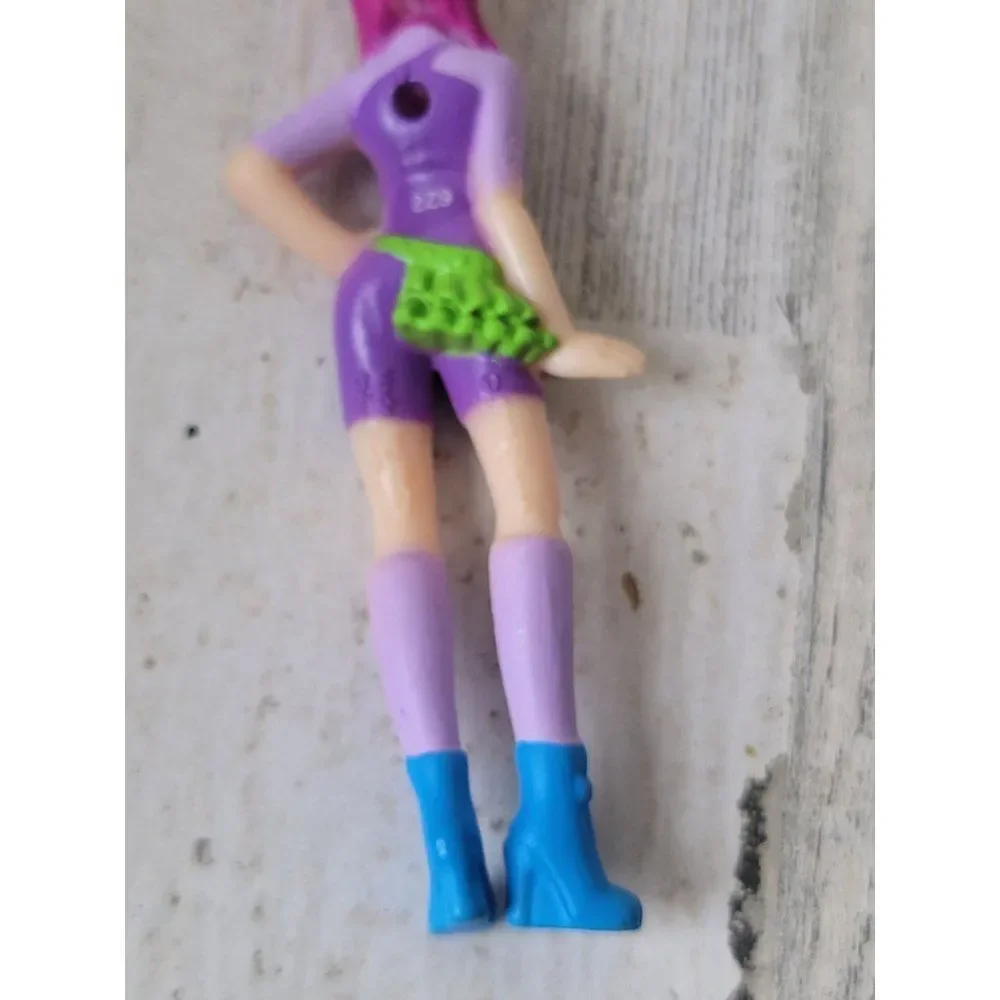 McDonald's 2018 Viacom pink hair doll toy figure girl mini‎